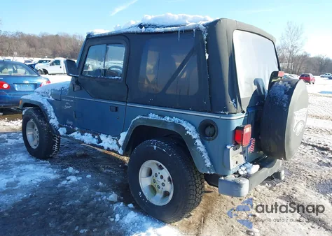 1999 Jeep Wrangler Sport from USA, damaged, VIN 1J4FY19S6XP451393